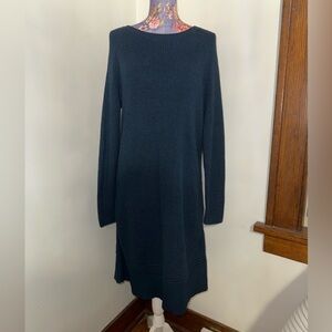 Banana Republic Dark Knit Long Sleeve Dress